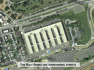 The Navy Annex and surrounding streets